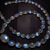 AAA - High Quality So Gorgeous - Rainbow MOONSTONE - Smooth Oval Briolett Blue Fire size - 4.5x6 - 9x12 mm - 51 pcs